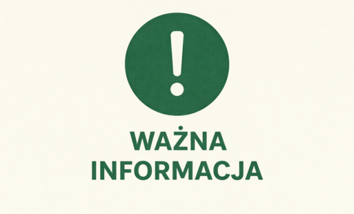 ważna informacja